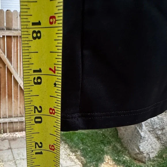 ⭐️ last Chance ⭐️ Under Armour Cropped Wide Leg Workout Black Pants Large - Picture 14 of 15